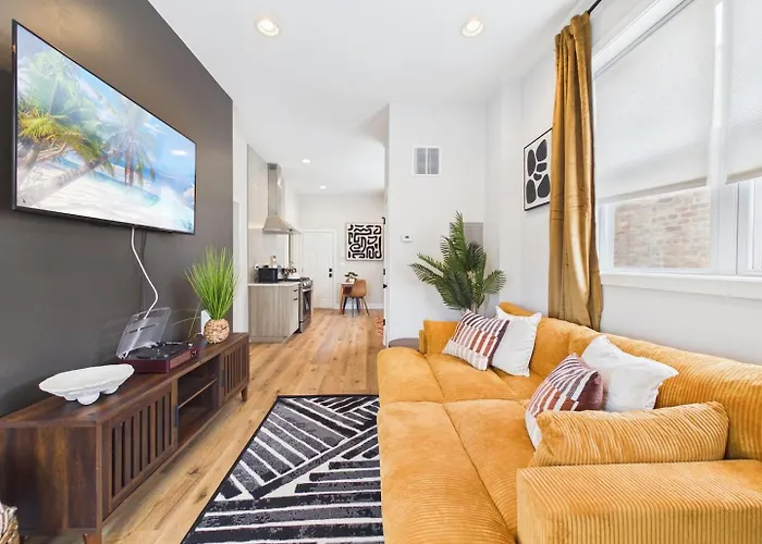 Appartement Zen Escape Patio Free Parking Chicago